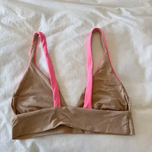 Boys + Arrows Shelby The Shipwreck Barefoot Bikini Top Size L - Picture 3 of 4